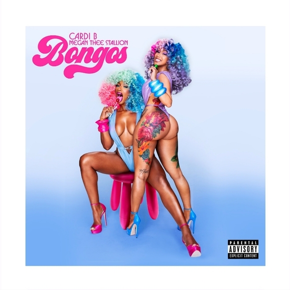 Cardi B x Megan Thee Stallion) Bongos" Limited Edition CD Single - Picture 4 of 13